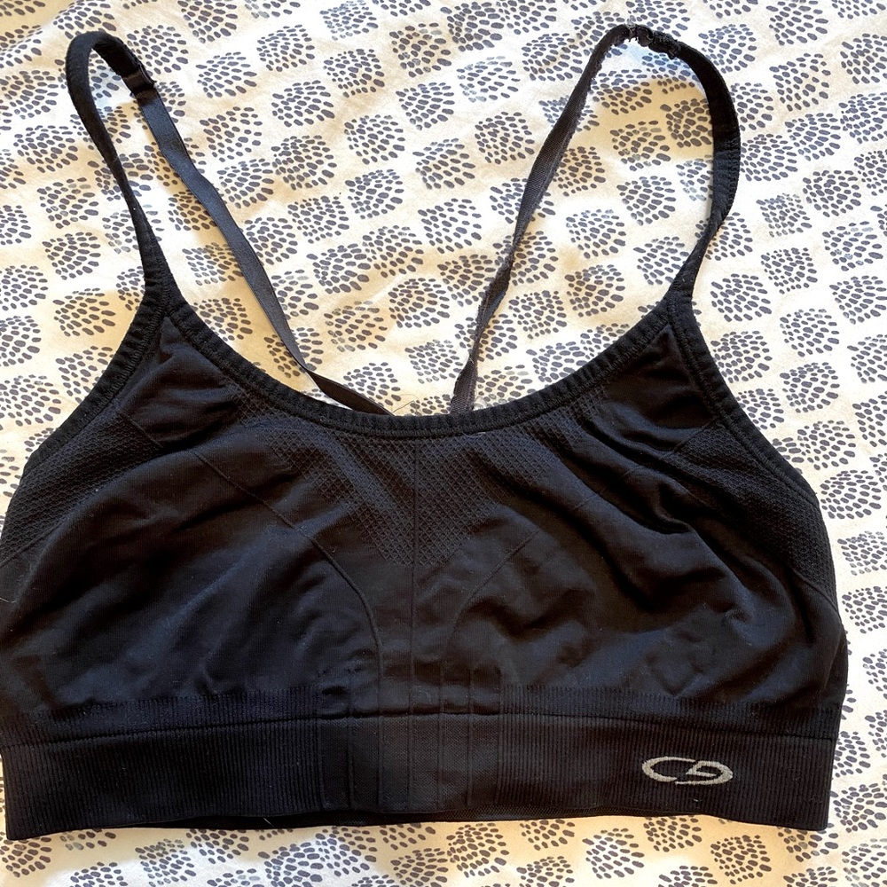 C9 champion black sports bra